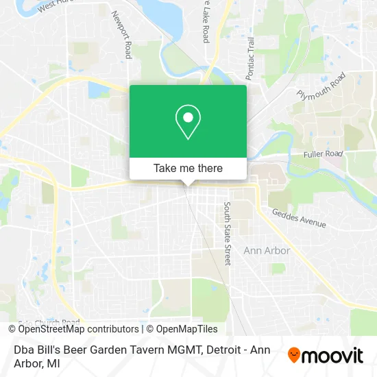 Dba Bill's Beer Garden Tavern MGMT map
