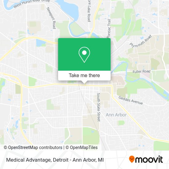 Mapa de Medical Advantage