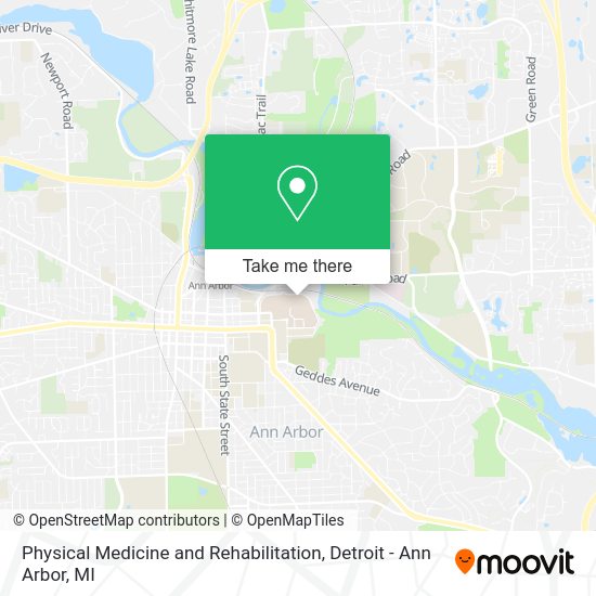Physical Medicine and Rehabilitation map