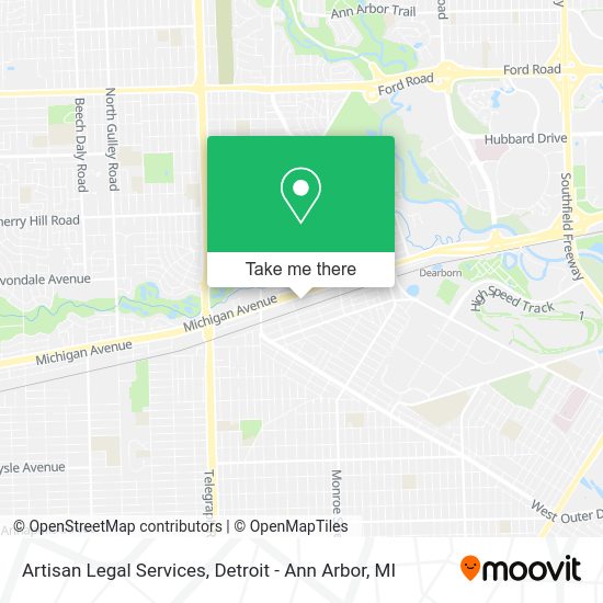 Artisan Legal Services map