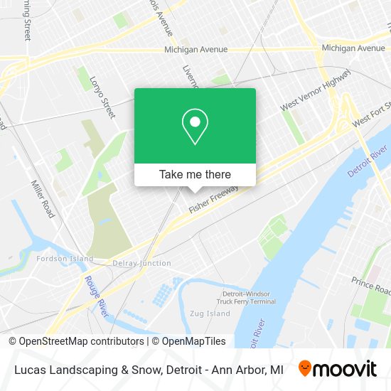 Mapa de Lucas Landscaping & Snow