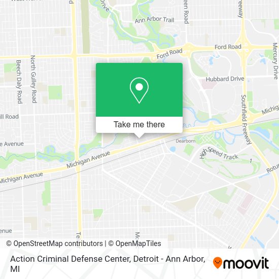 Mapa de Action Criminal Defense Center
