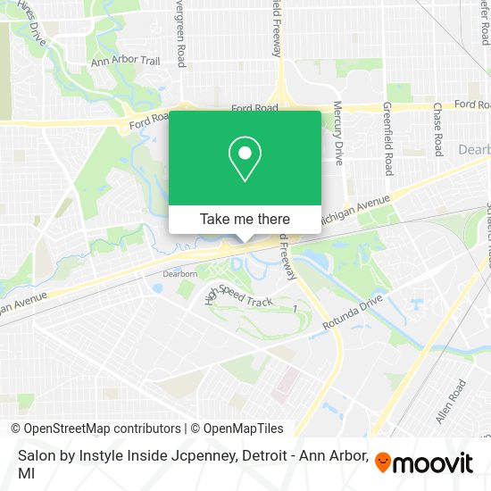 Salon by Instyle Inside Jcpenney map