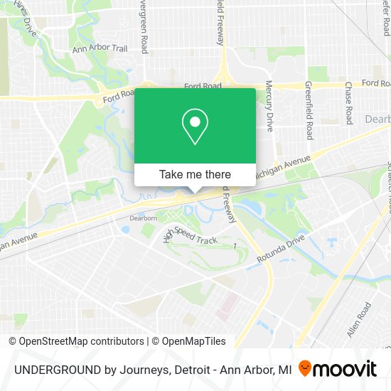 UNDERGROUND by Journeys map