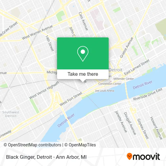 Black Ginger map