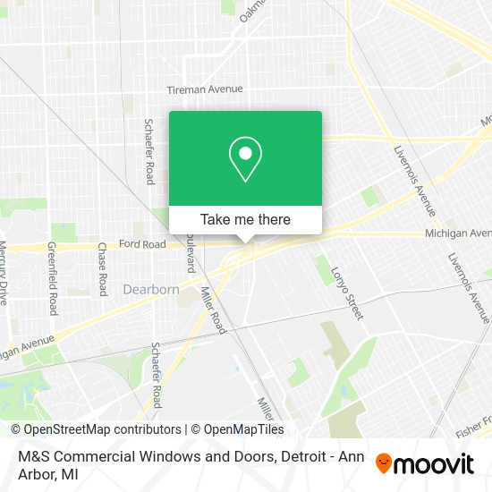 Mapa de M&S Commercial Windows and Doors