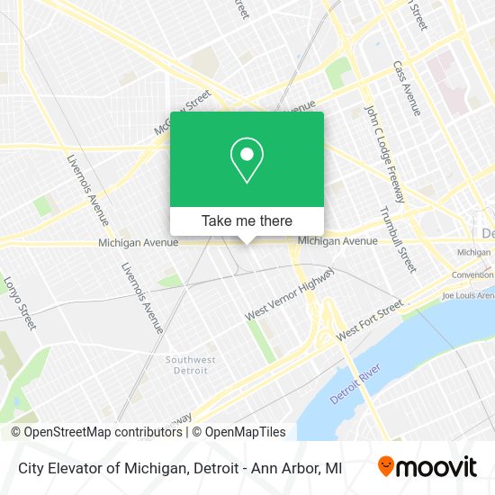 Mapa de City Elevator of Michigan