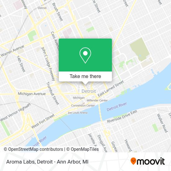 Mapa de Aroma Labs
