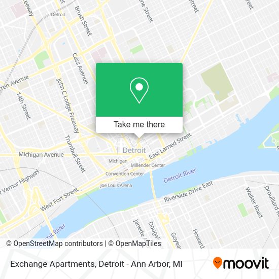 Exchange Apartments map