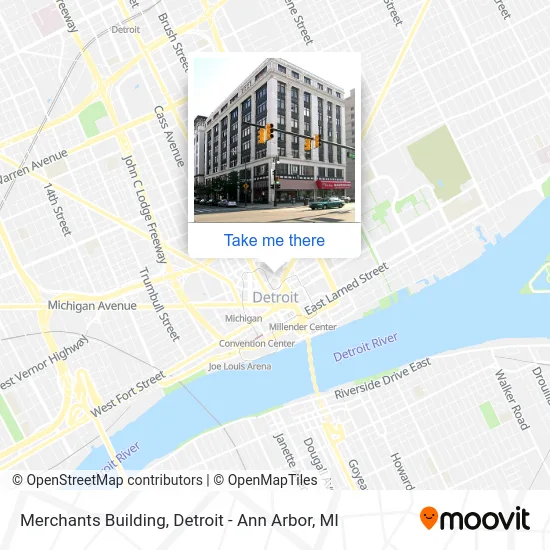 Merchants Building map