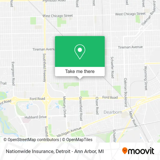Nationwide Insurance map