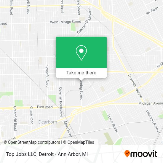 Mapa de Top Jobs LLC