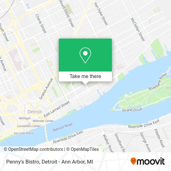 Mapa de Penny's Bistro