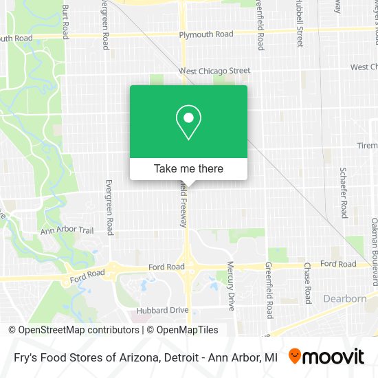 Mapa de Fry's Food Stores of Arizona