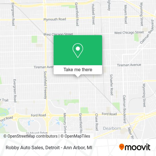 Mapa de Robby Auto Sales