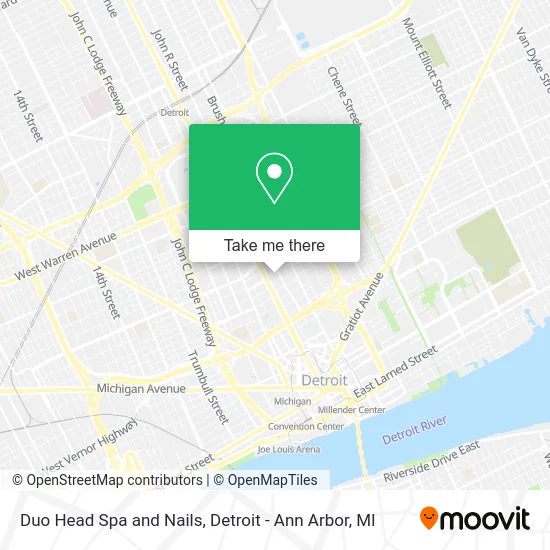 Duo Head Spa and Nails map