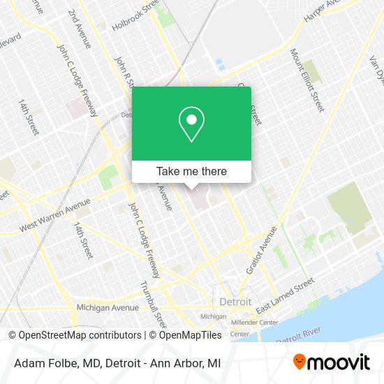 Mapa de Adam Folbe, MD