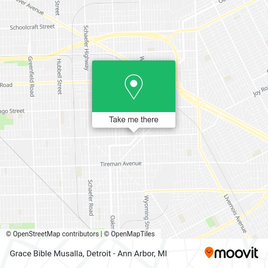 Grace Bible Musalla map