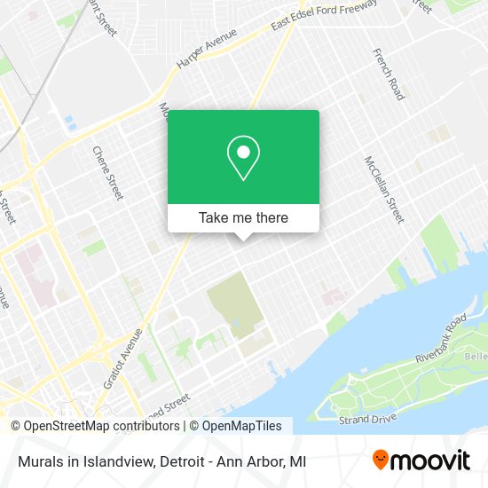 Murals in Islandview map