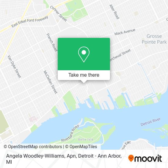 Mapa de Angela Woodley-Williams, Apn