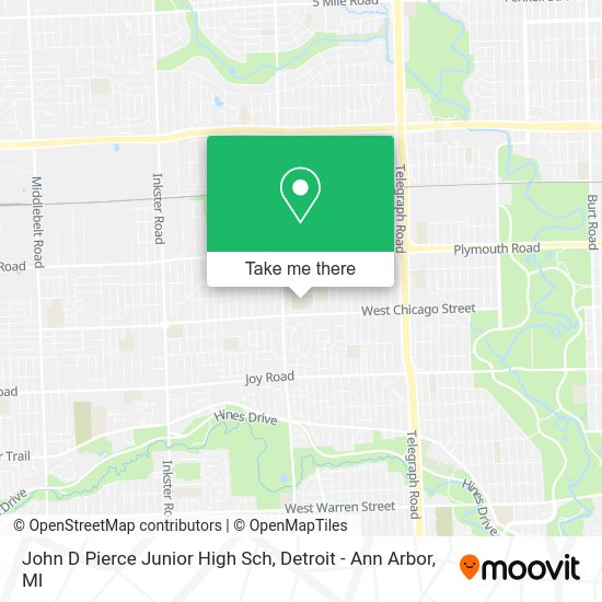 John D Pierce Junior High Sch map