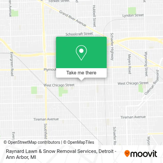 Raynard Lawn & Snow Removal Services map