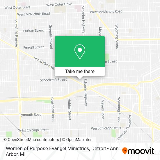 Mapa de Women of Purpose Evangel Ministries