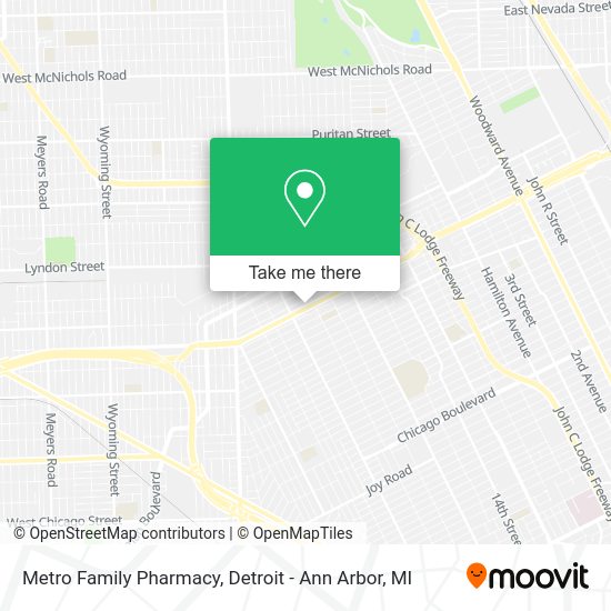 Metro Family Pharmacy map