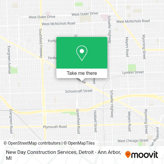New Day Construction Services map
