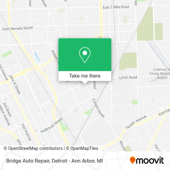 Bridge Auto Repair map
