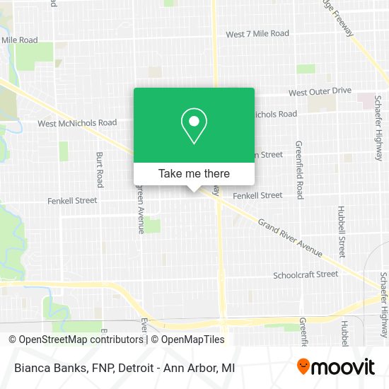 Mapa de Bianca Banks, FNP