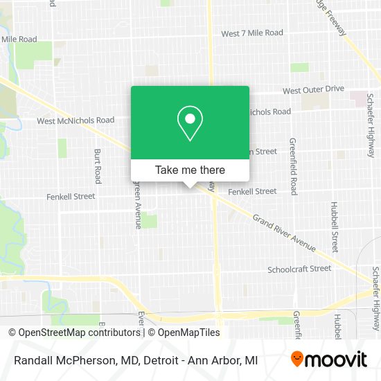 Mapa de Randall McPherson, MD