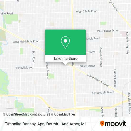 Mapa de Timanika Dansby, Apn
