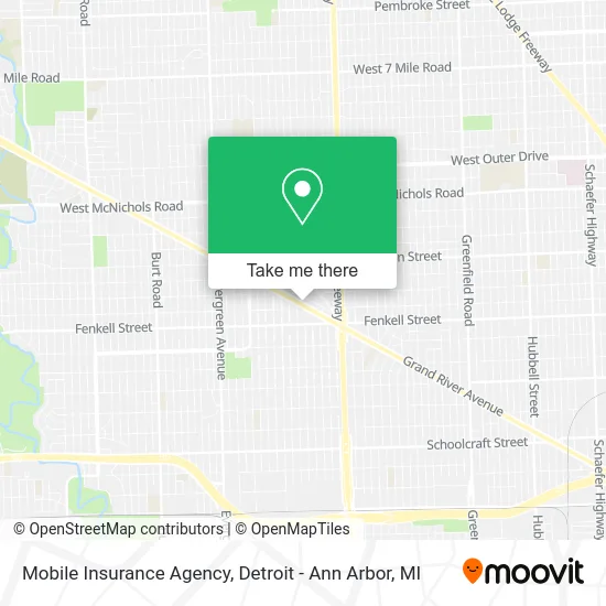Mobile Insurance Agency map