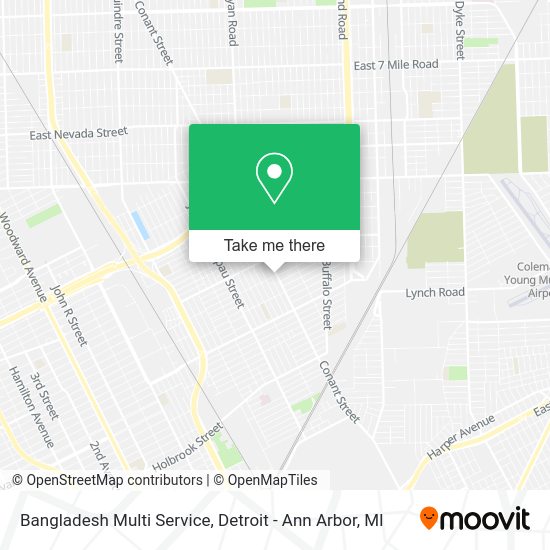 Bangladesh Multi Service map