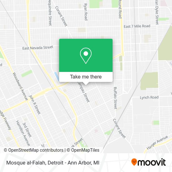 Mapa de Mosque al-Falah