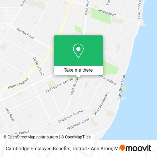 Mapa de Cambridge Employee Benefits