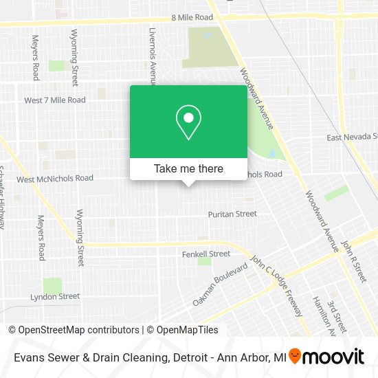 Mapa de Evans Sewer & Drain Cleaning