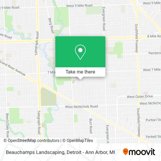 Mapa de Beauchamps Landscaping