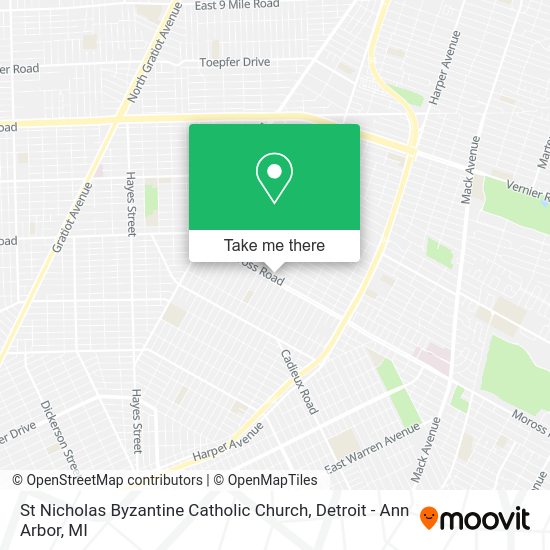 Mapa de St Nicholas Byzantine Catholic Church