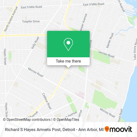 Richard S Hayes Amvets Post map