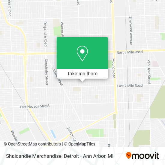 Shaicandie Merchandise map