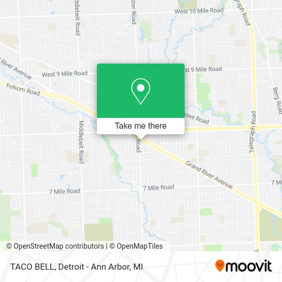 Mapa de TACO BELL