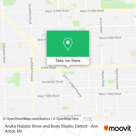 Aruka Holistic Brow and Body Studio map