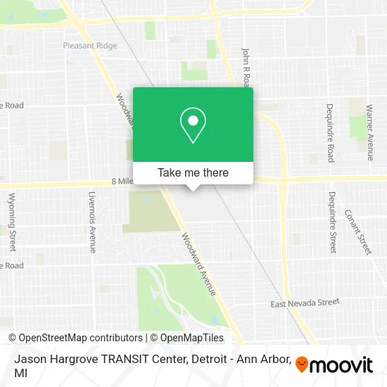 Mapa de Jason Hargrove TRANSIT Center