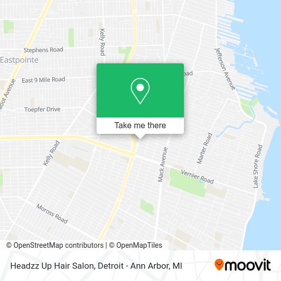 Mapa de Headzz Up Hair Salon