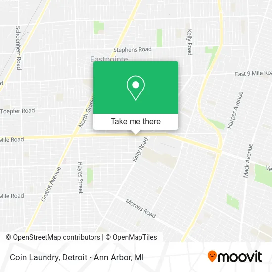 Mapa de Coin Laundry