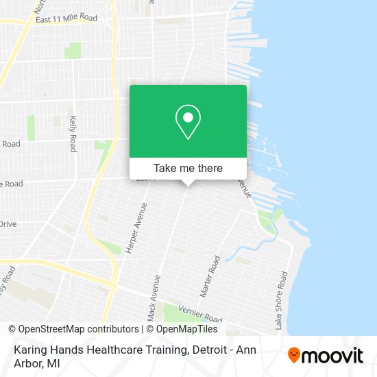 Karing Hands Healthcare Training map