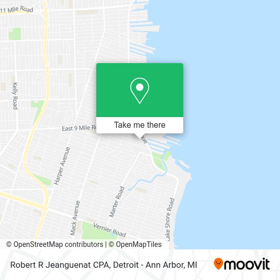 Mapa de Robert R Jeanguenat CPA