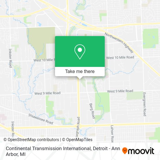 Continental Transmission International map